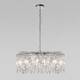Подвесная люстра Eurosvet Blitz 60159 хром/ прозрачный хрусталь Strotskis a065322