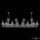 Подвесная люстра Bohemia Ivele Crystal 1453/18/195/1500 Ni, изображение 3