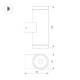 Уличный настенный светильник Arlight LGD-RAY-WALL-TWIN-R65-2x12W Warm3000 044231, изображение 2