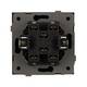 Механизм выключателя одноклавишный проходной Arlight SWT-TENDO-MKP1-SFPL-BK (230V, 10A) 054579, изображение 2