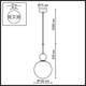 Подвесной светильник Odeon Light Midcent Lolla 4361/1A, изображение 2