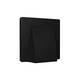 Лицевая панель Alfa (Черный матовый) для вывода кабеля Quant Ambrella Volt AP8158, изображение 2