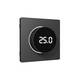 Лицевая панель Alfa (Графит мягкое касание) для терморегулятора теплого пола с цифровым дисплеем Qua, изображение 2