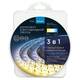 Комплект светодиодной ленты Apeyron 12В 14,4Вт/м smd5050 60д/м IP20 700Лм/м 2,5м 3000К+6500К (коннек, изображение 12