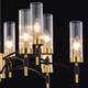 Люстра на штанге Illumico IL5177-6+6PLS-29 BRASS TUBO, изображение 3