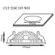 Встраиваемый светодиодный светильник Crystal Lux CLT 524C105 WH, изображение 2