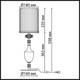 Настольная лампа Odeon Light Modern Terra 5414/1TA, изображение 2