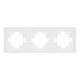 Рамка пластиковая на 3 поста Arlight FRM-TENDO-PL-3-WH 053843, изображение 3