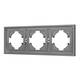 Рамка пластиковая на 3 поста Arlight FRM-TENDO-PL-3-GR 053845