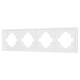 Рамка пластиковая на 4 поста Arlight FRM-TENDO-PL-4-WH 053847
