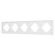 Рамка пластиковая на 5 постов Arlight FRM-TENDO-PL-5-WH 053851