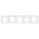 Рамка пластиковая на 5 постов Arlight FRM-TENDO-PL-5-WH 053851, изображение 3