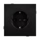 Механизм электрической розетки Arlight SCT-TENDO-MEU1-PL-BK (230V, 16A) 054079, изображение 2