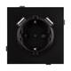 Механизм розетки с USB зарядкой Arlight SCT-TENDO-MUAA-PL-BK (230V, 16A) 054083, изображение 2