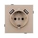 Механизм розетки с USB зарядкой Arlight SCT-TENDO-MUAA-PL-GD (230V, 16A) 054085, изображение 3