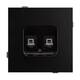 Механизм компьютерной розетки двойной Arlight SCT-TENDO-MPC2-PL-BK (RJ-45, CAT6) 054101, изображение 2