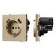 Механизм розетки с USB зарядкой Arlight SCT-TENDO-MUAA-SFPL-GD (230V, 16A) 054604