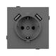 Механизм розетки с USB зарядкой Arlight SCT-TENDO-MUAA-SFPL-GR (230V, 16A) 054605, изображение 3
