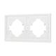 Рамка пластиковая на 2 поста Arlight FRM-TENDO-SFPL-2-WH 054649