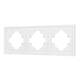Рамка пластиковая на 3 поста Arlight FRM-TENDO-SFPL-3-WH 054653