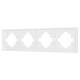 Рамка пластиковая на 4 поста Arlight FRM-TENDO-SFPL-4-WH 054656