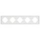 Рамка пластиковая на 5 постов Arlight FRM-TENDO-SFPL-5-WH 054660, изображение 2