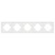 Рамка пластиковая на 5 постов Arlight FRM-TENDO-SFPL-5-WH 054660, изображение 3