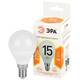 Лампа светодиодная Эра STD LED P45-15W-827-E14 2700K шар, изображение 2