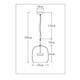 Подвесной светодиодный светильник Arte Lamp Padova A2404SP-23SM, изображение 2