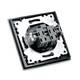 Розетка 2P Stekker Катрин со шторками черный GLS10-7009-05 39512, изображение 5