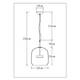 Подвесной светодиодный светильник Arte Lamp Padova A2404SP-23AM, изображение 2