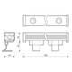 Линейный светодиодный прожектор Arlight AR-LINE-500-12W Warm3000 (GR, 15 deg, 230V) 042176, изображение 4