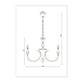 Подвесная люстра Arte Lamp Collinetta A4094LM-6PB, изображение 3