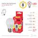 Лампа светодиодная Эра E27 8W 2700K LED P45-8W-827-E27 R Б0053028, изображение 5