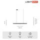Подвесной светильник Lightera James LE107L-120B WIFI, изображение 8