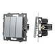 Механизм выключателя трехклавишный непроходной Arlight SWT-MK03-PL-GR-V (250V, 10A) 049898