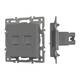 Механизм компьютерной розетки двойной Arlight SCT-MPC2-PL-GR (RJ-45, CAT6) 045338