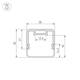 Профиль с экраном Arlight LINE-D-3030-2000 SQUARE BLACK+OPAL 055073, изображение 3