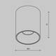 Накладной светильник Maytoni Alfa LED C064CL-8W3K-RD-B, изображение 12