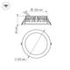 Встраиваемый светодиодный светильник Arlight LTD-220WH-Frost-30W Day White 110deg 021498, изображение 5