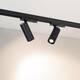 Трековый трехфазный светильник Arlight LGD-ARTEMIS-TRACK-4TR-R55-12W Day4000 (BK, 8-80 deg, 230V, DA, изображение 4