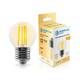 Филаментная светодиодная лампа Ambrella Light Bulbing E27 11W 2700K шар 451123, изображение 3