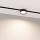 Трековый магнитный светильник Arlight MAG-MICROCOSM-RONDO-R113-12W Warm2700 (BK, 100 deg, 24V) 05547, изображение 2