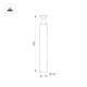 Ландшафтный светильник Arlight LGD-LONDARI-BOLL-H900-12W Warm3000 (BK, 125 deg, 230V) 050726, изображение 3