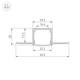 Профиль Arlight FANTOM-W20-H20-2000 ANOD 054185, изображение 3