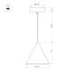 Подвесной светильник Arlight SP-MAKOTO-R180-10W Warm2700 (WH, 36 deg, 230V, TRIAC) 057207, изображение 3