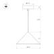 Подвесной светильник Arlight SP-MAKOTO-R240-10W Warm3000 (WH, 36 deg, 230V, TRIAC) 057211, изображение 4
