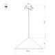Подвесной светильник Arlight SP-MAKOTO-R300-10W Warm2700 (WH, 36 deg, 230V, TRIAC) 057218, изображение 3