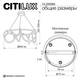 Подвесная люстра Citilux Python CL220283, изображение 12