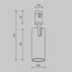 Магнитный трековый светильник Maytoni Technical Focus Led Flarity TR144-1-12W3K-W-PT, изображение 2